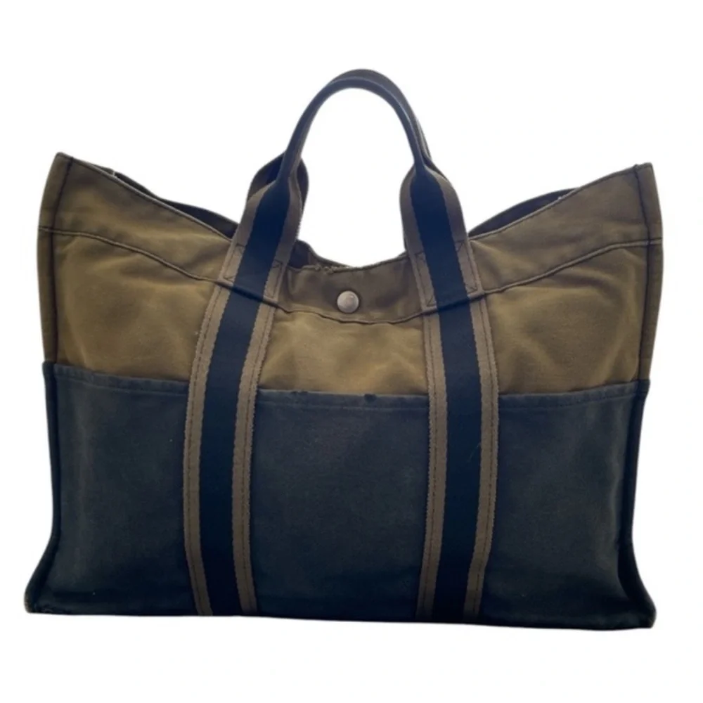 Hermès Toile Fourre-Tout MM Holdall Tote Bag -GUC 🫶🏾👜